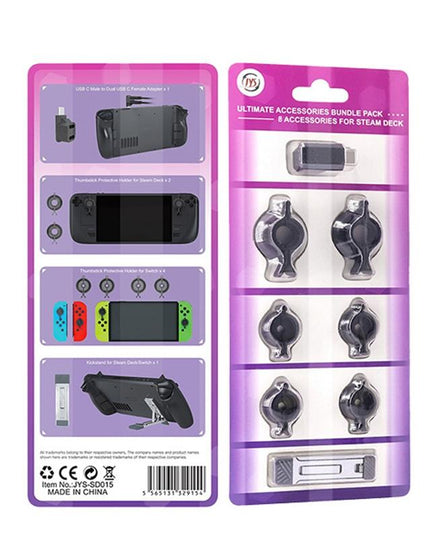 8-Piece Raptor Protection Kit For Nintendo Switch And Steam Deck - Universal Fit-1915196911346913288