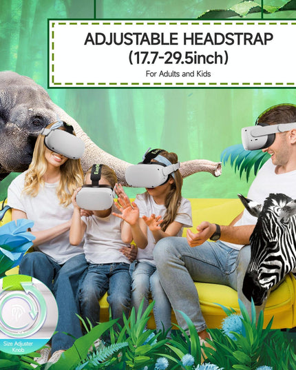 Adaptive Head Strap For Meta Quest 2 Vr With Adjustable Pads-1915196686578356232