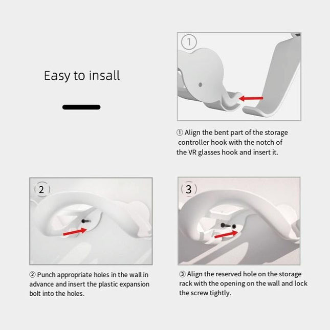 Vr Storage Bracket For Wall Mounting - Oculus Quest Pico Ps5-1915196968112623622