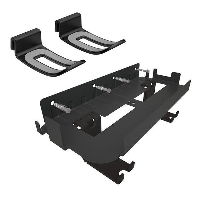Wall-Mounted Bracket For Ps5 Console With Controller Vr Glasses And Headphone Storage - Black-1915196836906405889