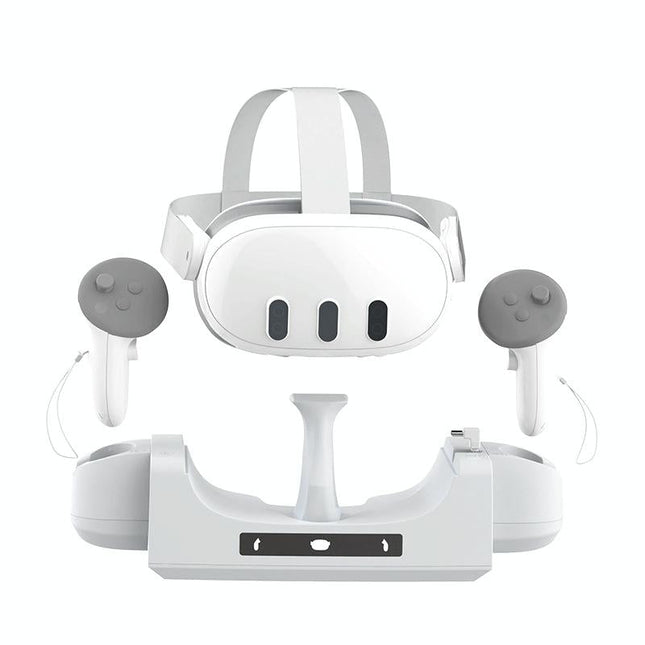 Gray Wall Mount For Meta Quest 3 Vr Helmet Charging-1922443422262759425