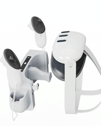 Gray Wall Mount For Meta Quest 3 Vr Helmet Charging-1922443422262759427