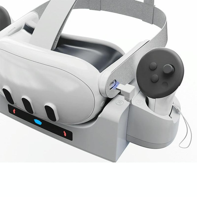 Gray Wall Mount For Meta Quest 3 Vr Helmet Charging-1922443422262759429