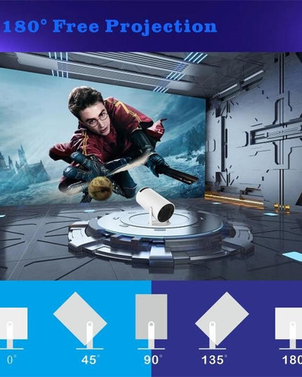 Portable Smart Projector With Android 11.0 System - 120 Lumen-1915197693865627651