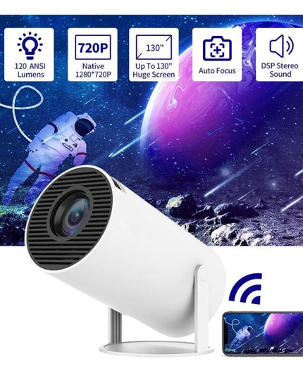 Portable Smart Projector With Android 11.0 System - 120 Lumen-1915197693865627656