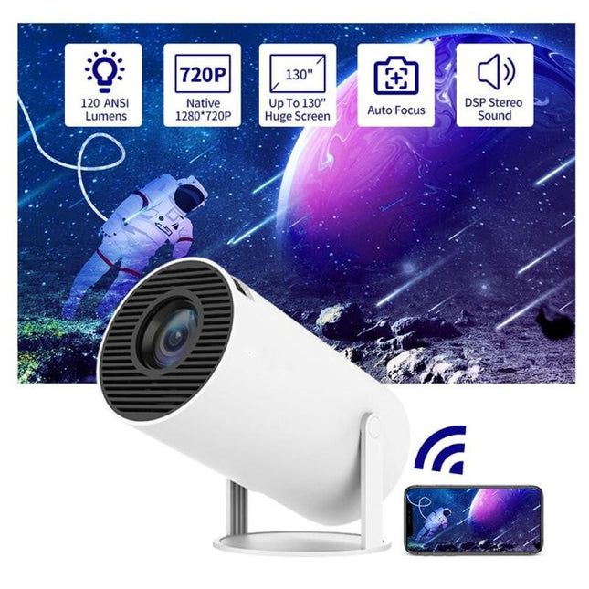 Portable Smart Projector With Android 11.0 System - 120 Lumen-1915197693865627656