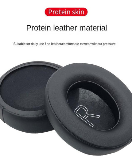Xbox Series Headphone Leather Foam Cover - Black 1 Pair-1922443401773584386