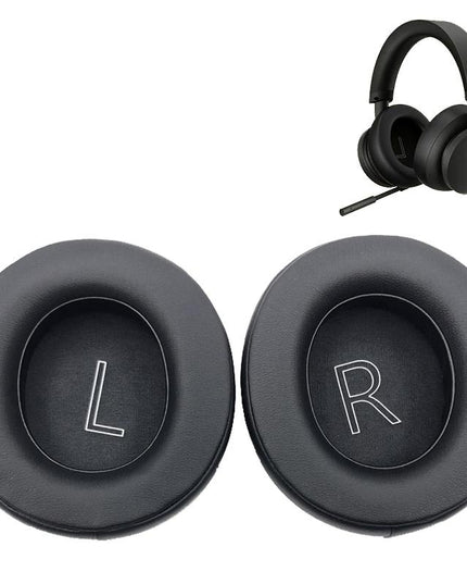 Xbox Series Headphone Leather Foam Cover - Black 1 Pair-1922443401773584388