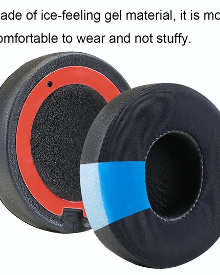2-Pack Bluetooth Headphone Covers For Beats Solo2 / Solo3 - Black Foam Earmuffs-1915196809156890626