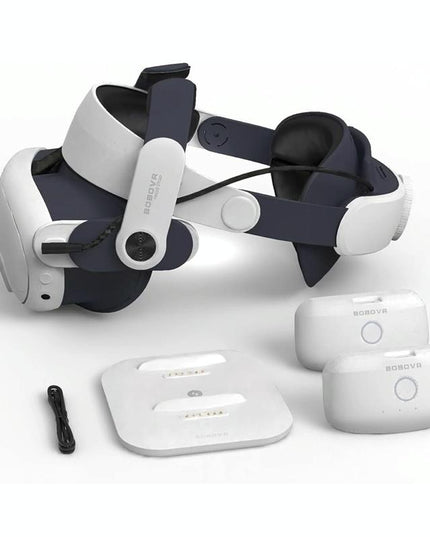 Meta Quest 3 Vr Head Strap With Dual Batteries-1922443386376294409