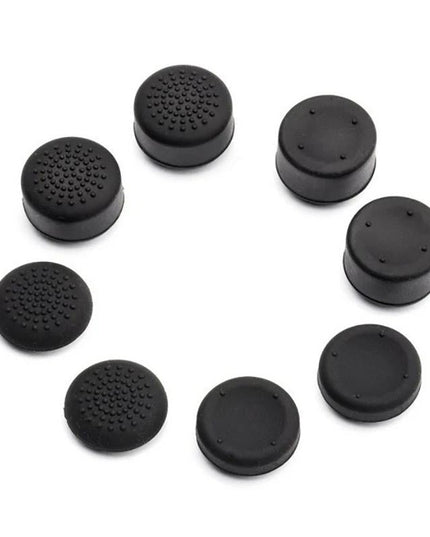 8-Piece Silicone Joystick Cap Set For Ps5 / Ps4 - Black-1915196819953029120