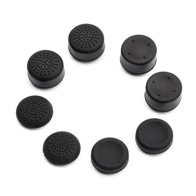 8-Piece Silicone Joystick Cap Set For Ps5 / Ps4 - Black-1915196819953029120