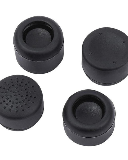 8-Piece Silicone Joystick Cap Set For Ps5 / Ps4 - Black-1915196819953029121