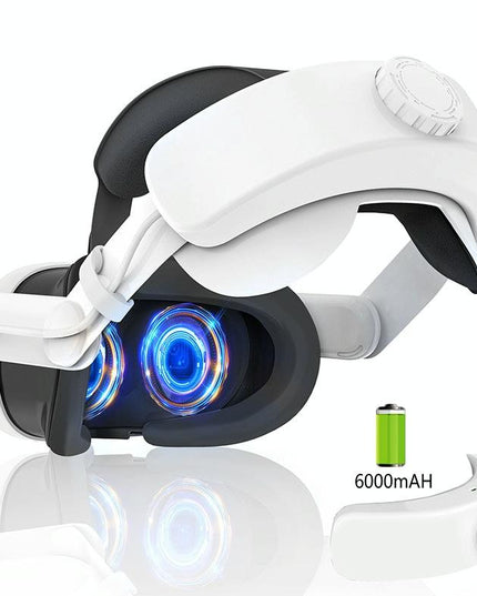 6000Mah Rechargeable Headband For Meta Quest 3-1922443403270950912