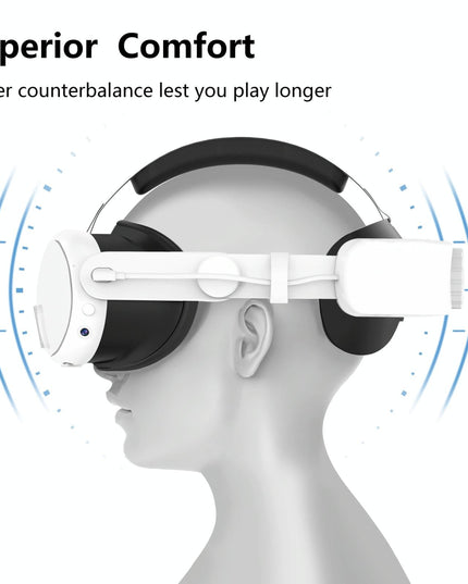 6000Mah Rechargeable Headband For Meta Quest 3-1922443403270950914