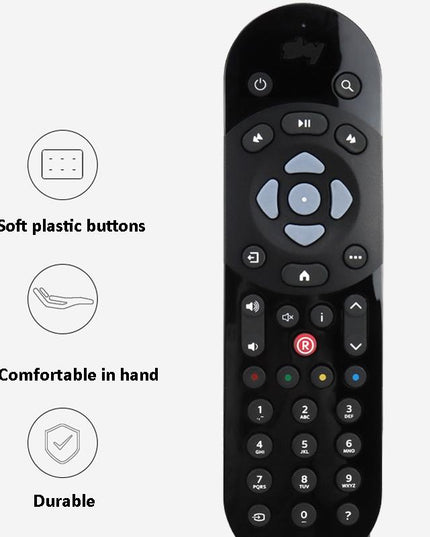 Black Sky Q Tv Remote Control - Infrared Set-Top Box-1915196856581885955