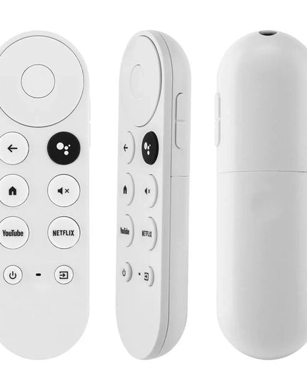 Google Television Set-Top Box With Bluetooth Voice Remote - White-1915196873979858945