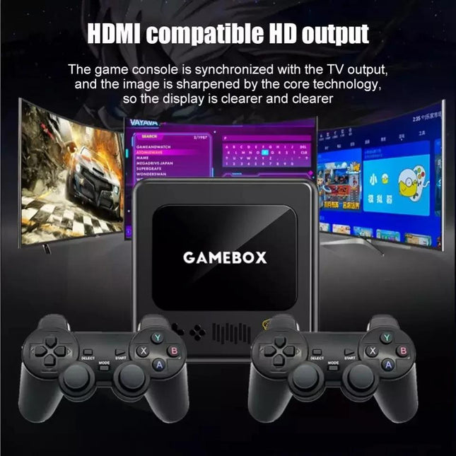 Wireless Dual System 4K Game Console - 128G Storage-1943465057392398342