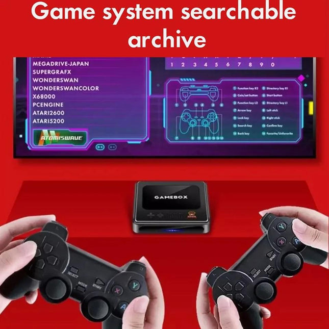 Wireless Dual System 4K Game Console - 128G Storage-1943465057392398344