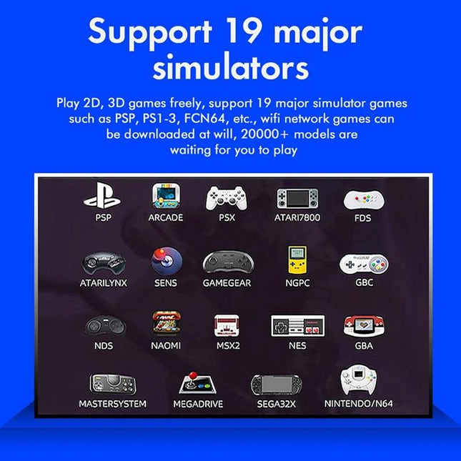 Wireless Dual System 4K Game Console - 128G Storage-1943465057392398345