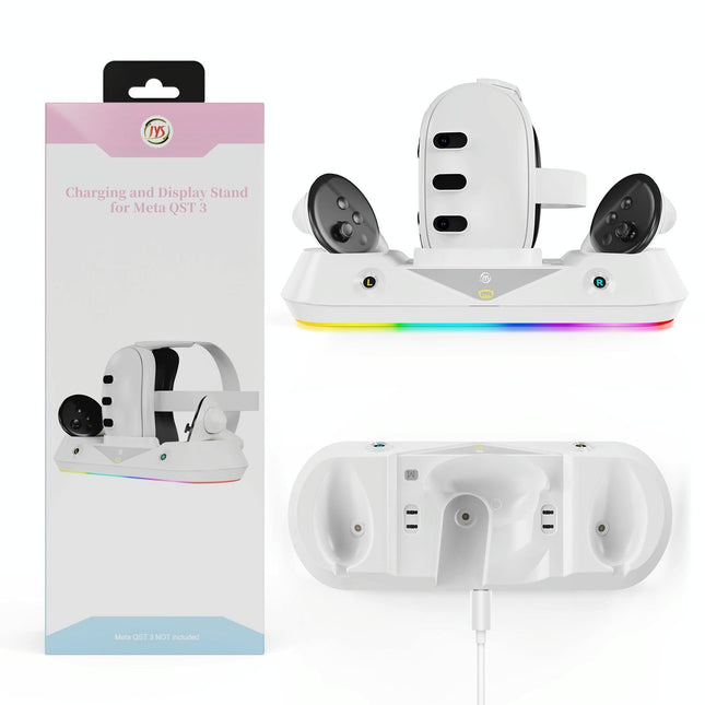 Vr Game Seat Charging Set With Magnetic Suction Base For Meta Quest 3 Glasses And Handle-1922443404533436422