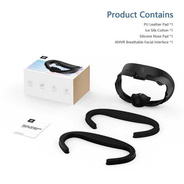 Meta Quest3 Ice Silk Mask - Breathable Leather Material-1922443393993150470