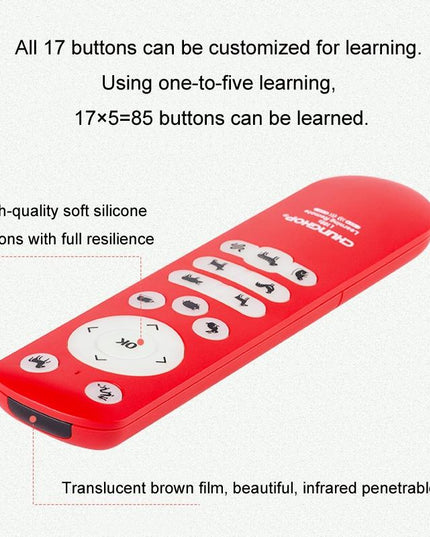 17-Button Multi-Function Remote Control With Twelve Zodiac Animals-1915196840945520642