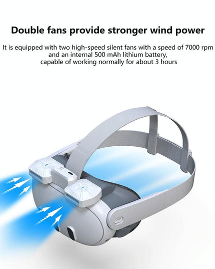 Meta Quest 3 Air Circulation Vr Mask With Anti-Fog Fan-1922443405451988993