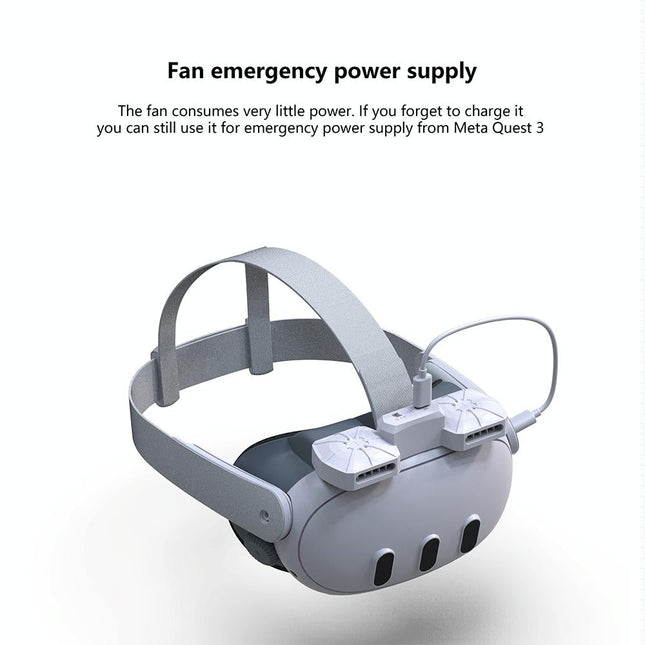 Meta Quest 3 Air Circulation Vr Mask With Anti-Fog Fan-1922443405451988997