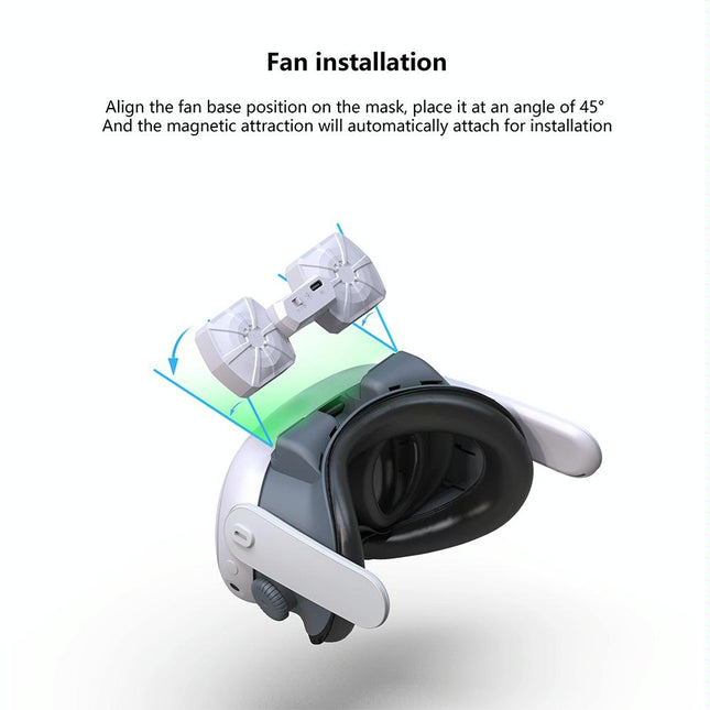 Meta Quest 3 Air Circulation Vr Mask With Anti-Fog Fan-1922443405451988999