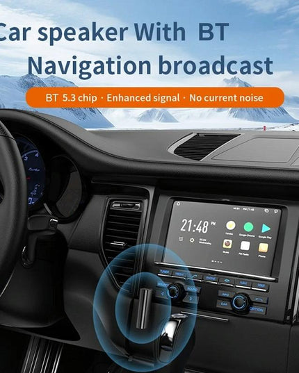 Wireless Car Audio Adapter With Bluetooth 5.3 And Tf Playback-1915198249480884227
