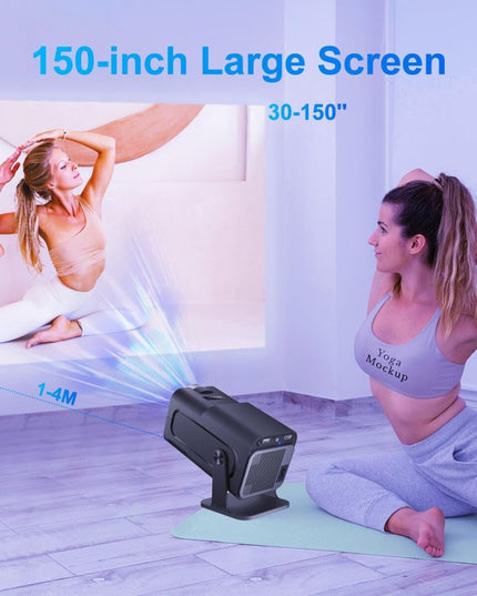 1080P 390 Lumens 4K Android 11 Projector With Wifi 6 And Bluetooth 5.0 - Supports Miracast Airplay And Dlna - Hy320-1915197820974010370