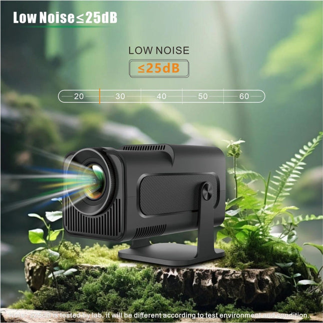 1080P 390 Lumens 4K Android 11 Projector With Wifi 6 And Bluetooth 5.0 - Supports Miracast Airplay And Dlna - Hy320-1915197820974010372