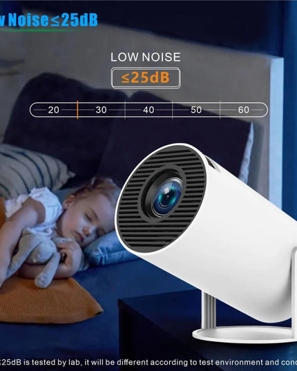 Smart Portable Projector With Android 11.0 System - 120 Lumen-1915196520362283010