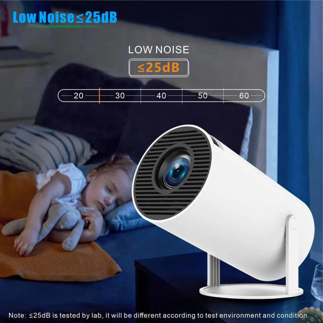Smart Portable Projector With Android 11.0 System - 120 Lumen-1915196520362283010