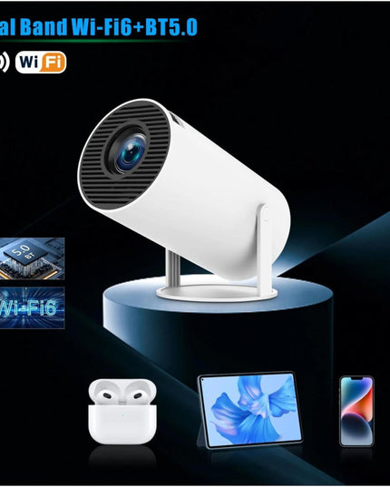 Smart Portable Projector With Android 11.0 System - 120 Lumen-1915196520362283014