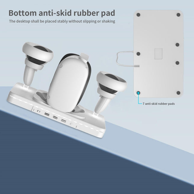 Meta Quest 2 Wireless Vr Charger With Colourful Base-1915196873656897539