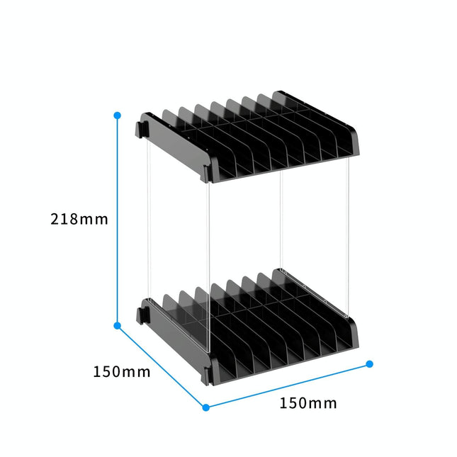 Wall-Mounted Game Card Cd Storage Bracket - Black-1915196932880470019