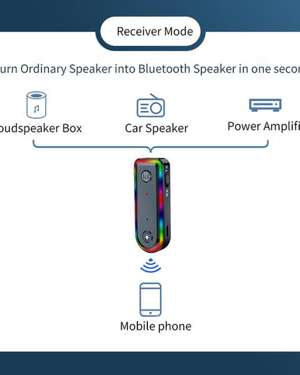 Bluetooth Audio Receiver With Rgb Light And Car Launcher-1915198237292236806