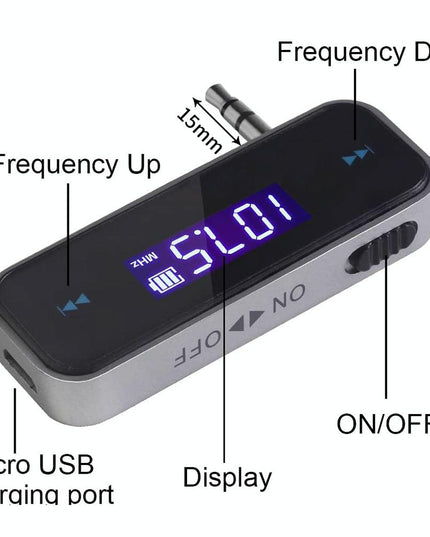 Mini Wireless Car Mp3 Player With 3.5Mm Audio Transmitter-1915198082421755907