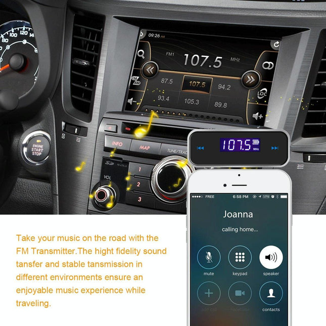 Mini Wireless Car Mp3 Player With 3.5Mm Audio Transmitter-1915198082421755909