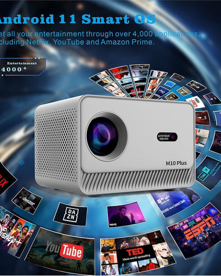 Android 11 Projector With Wifi Bluetooth And Hd Resolution For Home Cinema-1915197857925828613