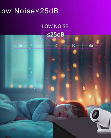 Intelligent Portable Projector With Android 12.0 For Family Use-1915197841157001219