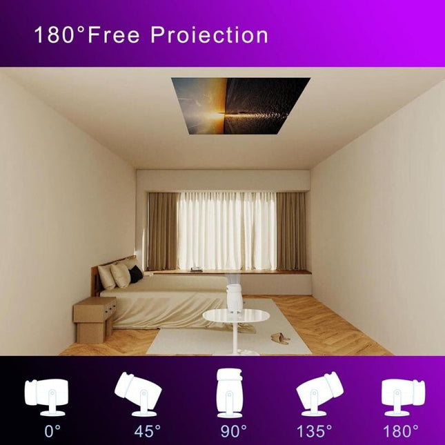 Intelligent Portable Projector With Android 12.0 For Family Use-1915197841157001223