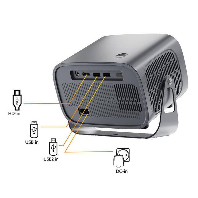 Portable 4K Android Smart Projector - Compact And Versatile-1915197817840865284