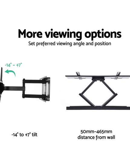 Artiss TV Wall Mount Bracket for 32"-70" LED LCD Full Motion Dual Strong Arms