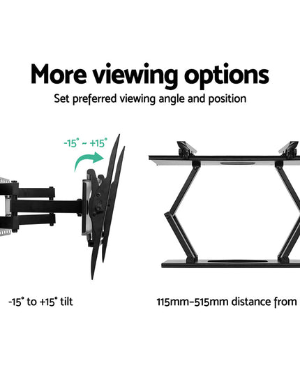 Artiss TV Wall Mount Bracket for 32"-80" LED LCD Full Motion Dual Strong Arms