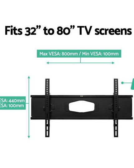Artiss TV Wall Mount Bracket for 32"-80" LED LCD Full Motion Dual Strong Arms
