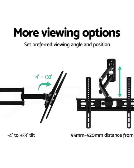Artiss TV Wall Mount Bracket for 23"-55" LED LCD TVs Full Motion Strong Arms
