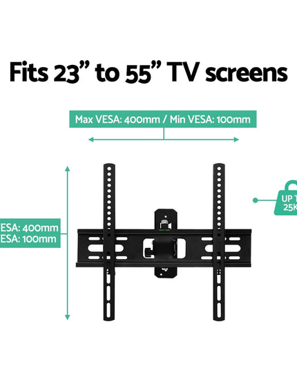 Artiss TV Wall Mount Bracket for 23"-55" LED LCD TVs Full Motion Strong Arms